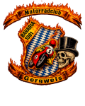 Motorradclub Gergweis Emblem mit Flammen